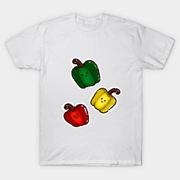 3 bell pepper brothers T-Shirt by WwsNttb